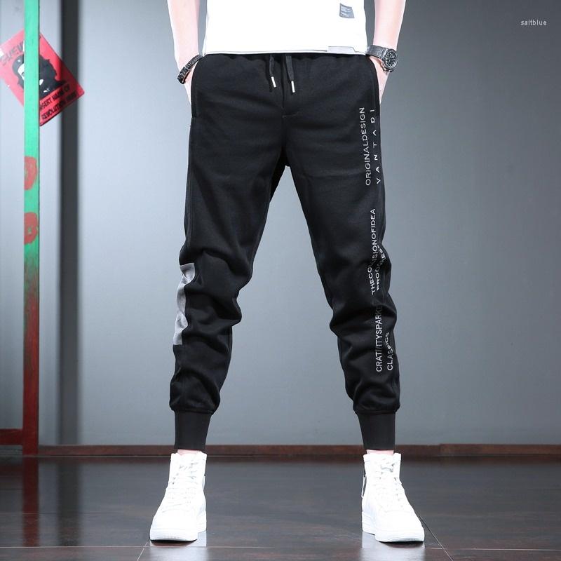 

Men's Pants Men Sweatpants Baggy Sweat Streetwear Black Jogging Tracksuit Gym Sport Trousers Korean Style Fashion Letter Printed