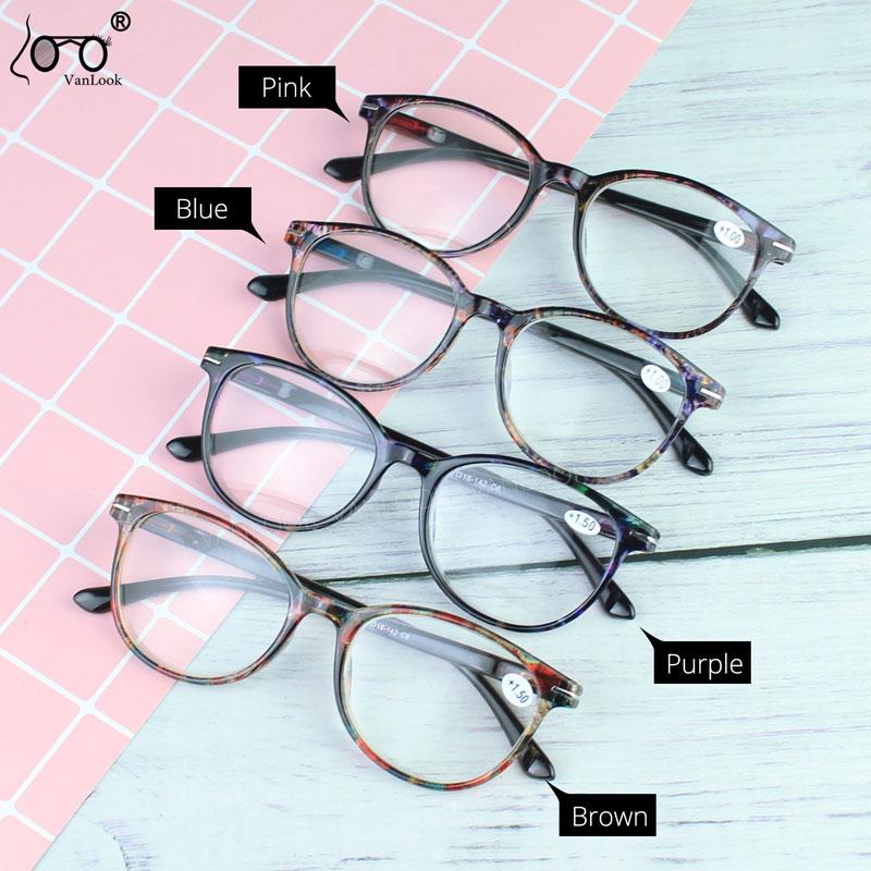 

Sunglasses Spring Hinge Woman Reading Glasses For Men Round Frame Floral Cat's Eye Presbyopic 1.5 2.0 2 3.5 4