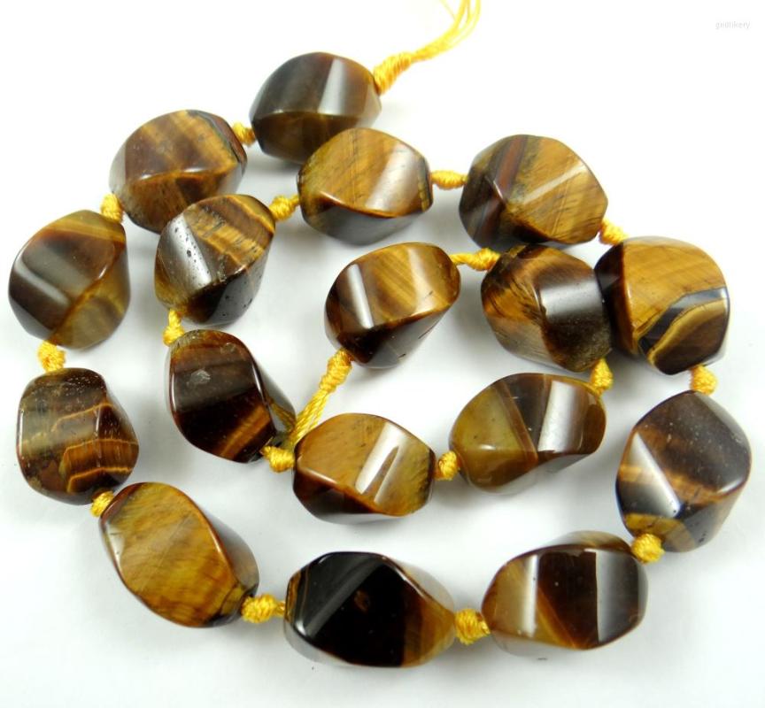 

Pendant Necklaces Fashion Natural Tiger Eye Beads Gem Jewellery For Women Fine Jewelry F29