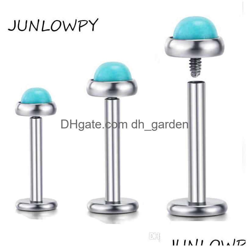 

Labret Lip Piercing Jewelry Tragus Ear Internally Thread Crystal Stone Labret Bar Ring Stud Stainless Steel Body 60Pcs Drop Dhgarden Dhlqb