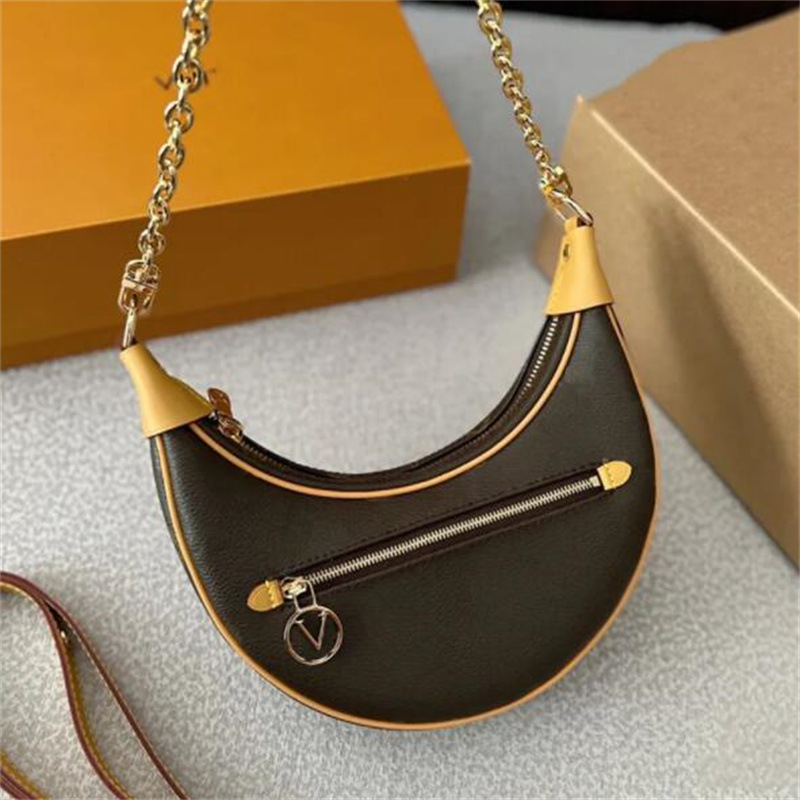 

Classic Women Handbags Designer Bags Loop Chain Crossbody Bag Leather Fashion Shoulder Handbag, Freight difference