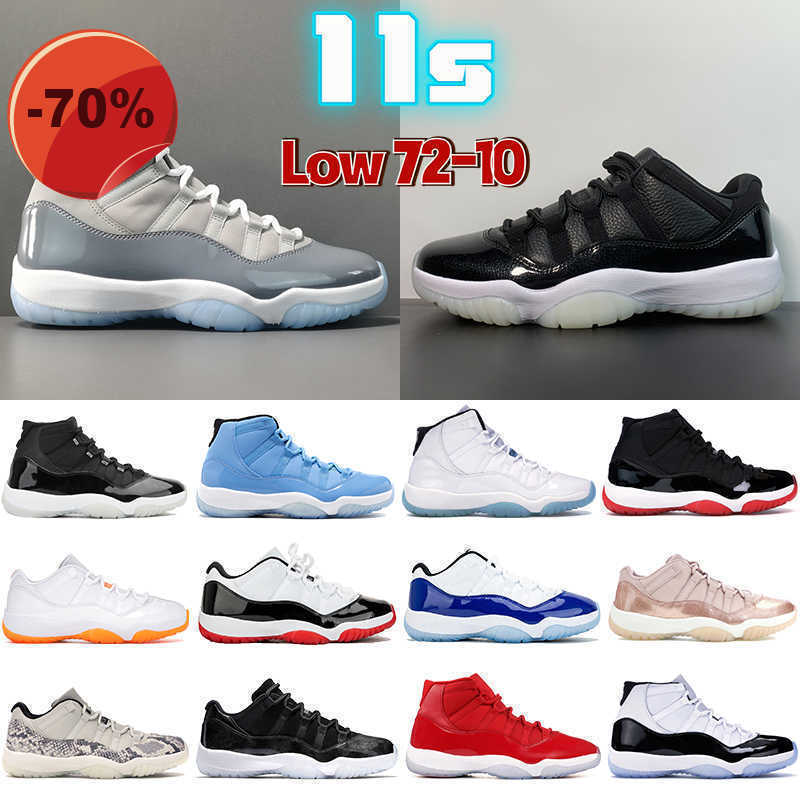 

Sandals 72-10 Cool Newest grey 11 11s mens basketball Shoes 25th Anniversary low legend University blue white bred concord pantone cap and gown men, 34 low pink snake skin