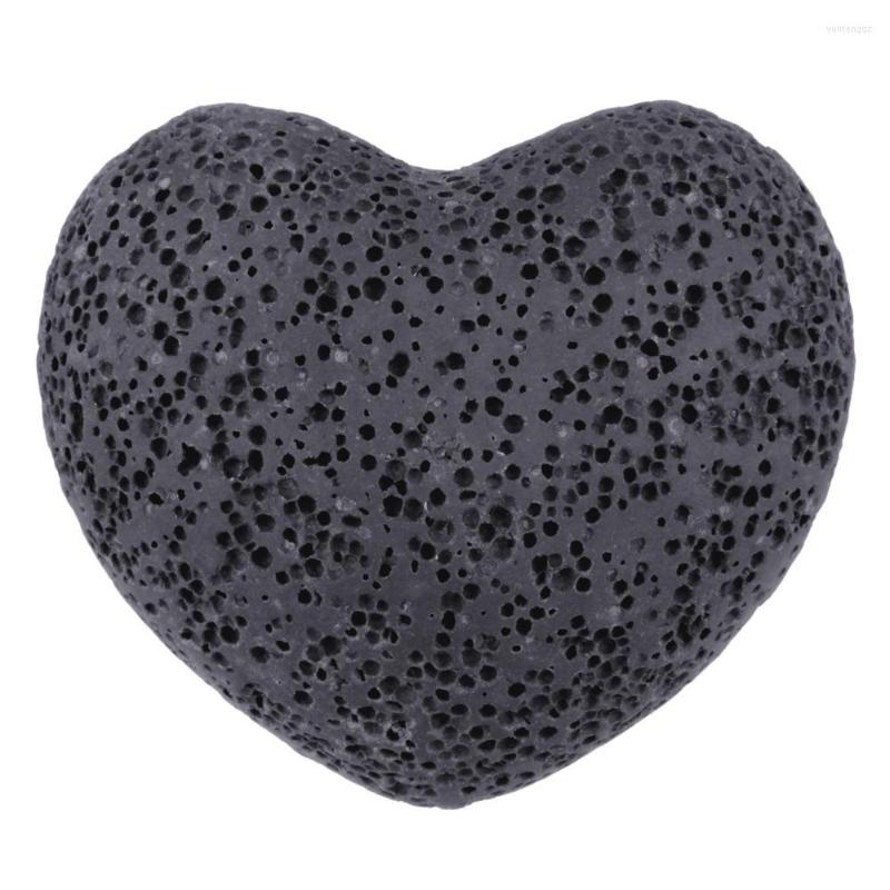 

Jewelry Pouches TUMBEELLUWA 1Lot(3Pc) Lava Rock Stone Puff Heart Pocket Worry Healing Palm Chakra Reiki 1.7''