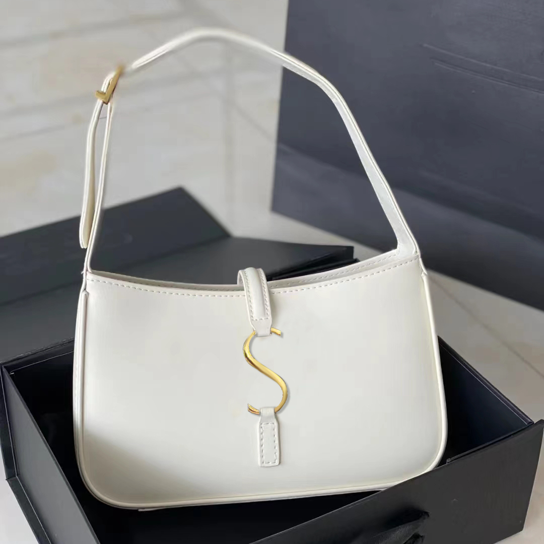 

handbag saddle underarm Bag Classic LE 5 A 7 Luxury Designer Women's mens tote Hobo shoulder strap 7A quality Smooth Leather Metal letters Purses clutch Crossbody Bags, Blue