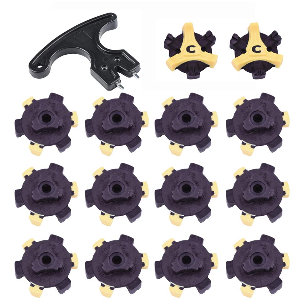 

30pcs Golf Shoes Soft Spikes Pins Fast Shoe Spikes Replacement Set Golf Training Aids Q-LOK SYSTEM278W