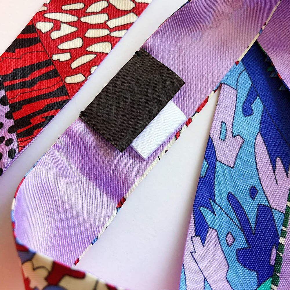 

Silk long scarf 100% silk size 3 * 193 H long silk scarf belt hair band scarves