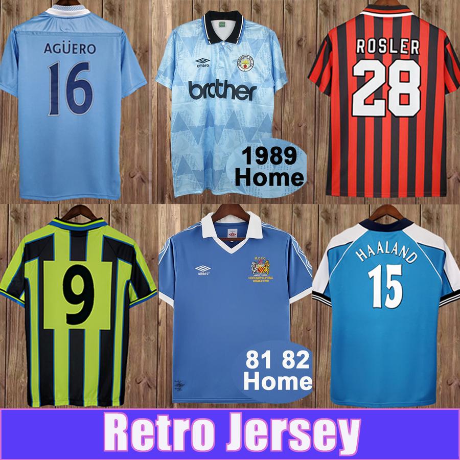 

98 99 KUN AGUERO Retro Mens Soccer Jerseys SILVA TEVEZ TOURE DZEKO DE JONG KOMPANY 07 08 Home Away 3rd Football Shirt 666, Fg3690 1997 1999 home