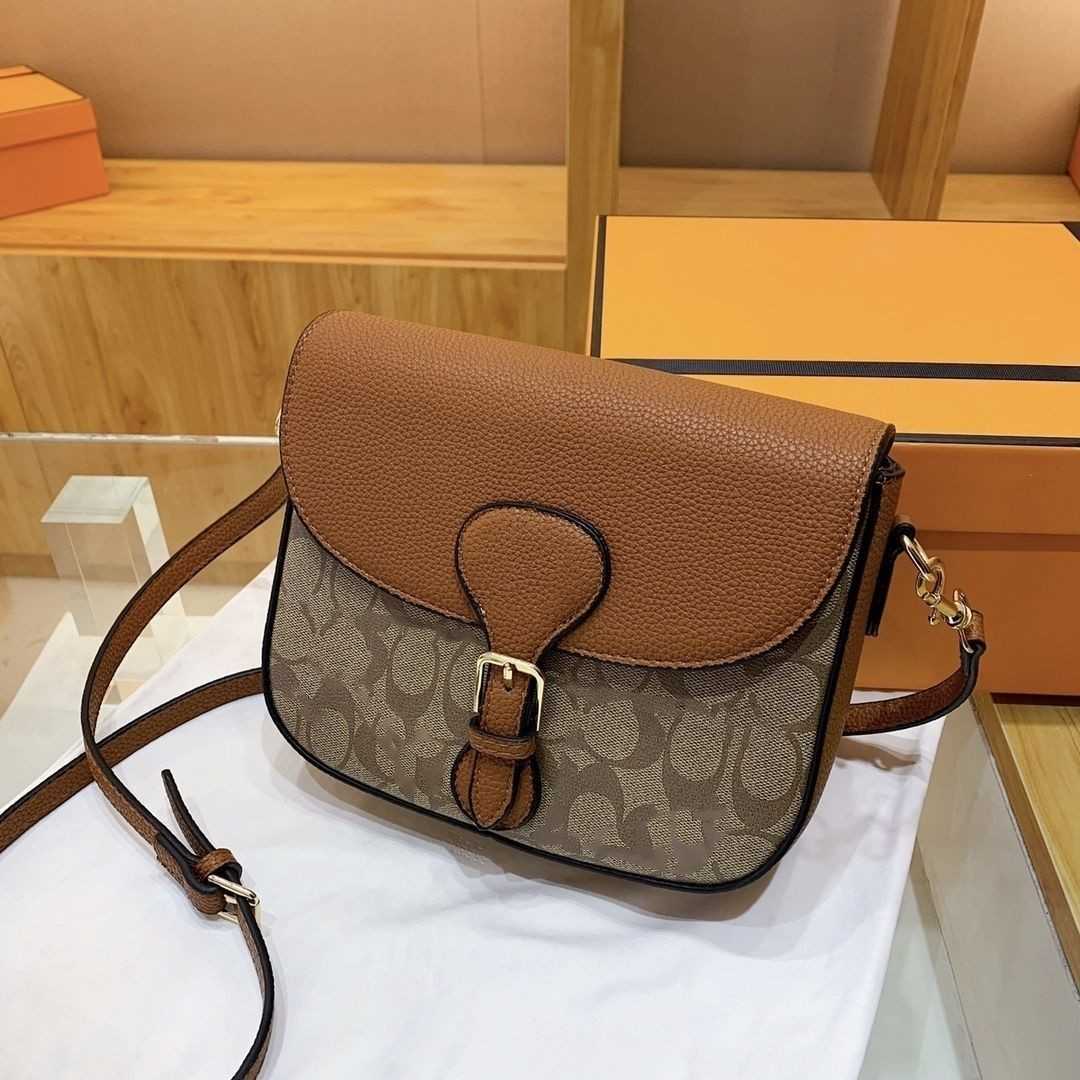 

Luxury Designer bags Handbag Shoulder Crossbody Bag Tote bag 2023 New Women's Color Contrast Fashion Shoulder Oblique Span French Chain Square Factory Direct Sale