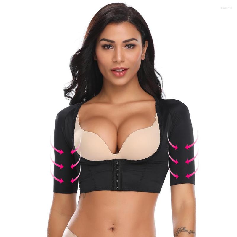 

Women' Shapers Women' Shapewear Tops Wear Your Own Bra Short Sleeve Crop Top Arm Posture Corrector Humpback, Beige