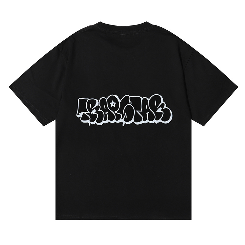 

2023 Summer New Mens Trapstar t Shirt Short Sleeve Print Top Tees Black Cotton London Street Wear Casual Fashion Loose Tshirts Y7t6, 12