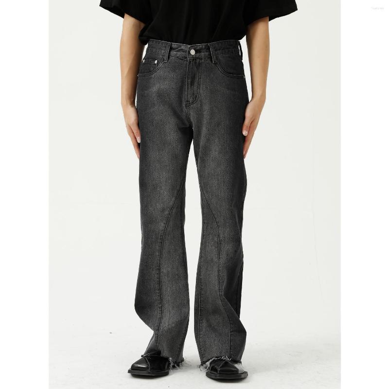 

Men' Jeans Casual Men Trousers 2023 Autumn/Winter Cargo Vintage Gradient Washed Fashion Slim Micro Horn Workwear, Picture shown