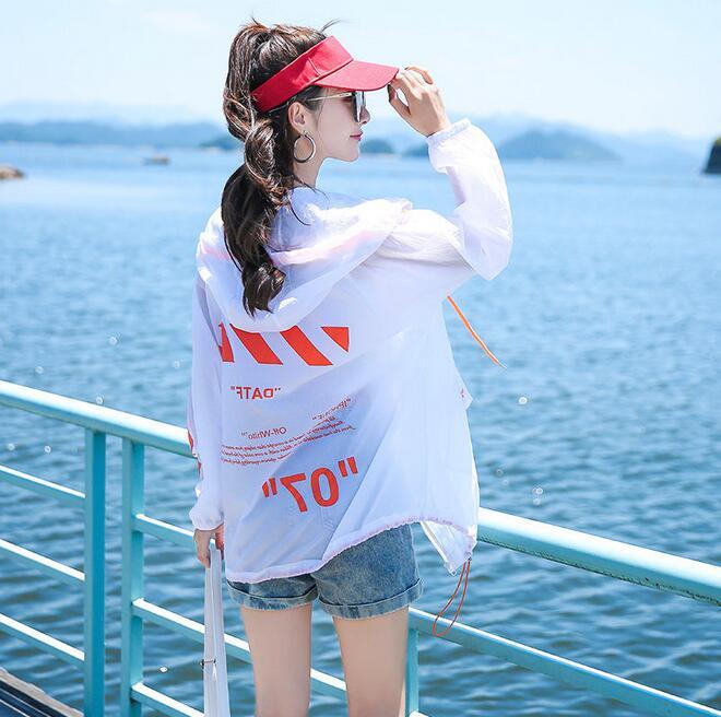 

Women's Jackets Sunscreen Short 2023 Summer Fashion Fairy Super Versatile Breathable Loose Thin CoatWomen's, Blue