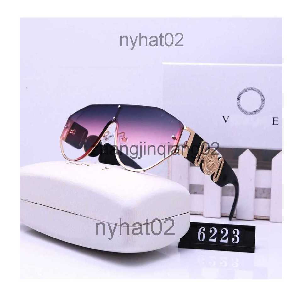 

Designer Versage Sunglass For Woman Mens Cycle Luxurious Fashion Sport Polarize Sunglasses New One Piece Anti Ultraviolet Vintage Oversized Glasses