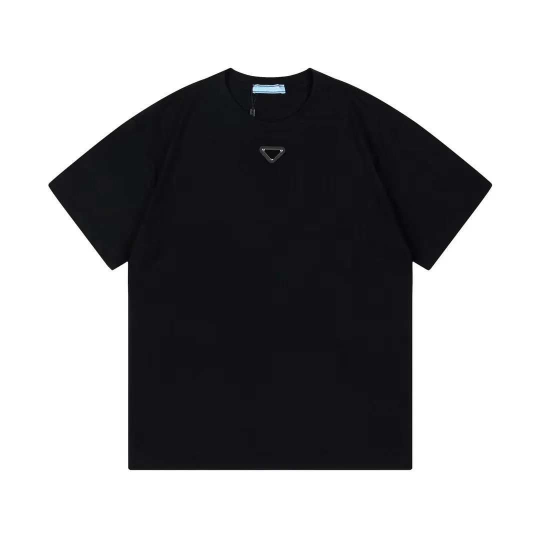 

Mens t designer shirt men tshirt man black tee womens clothes size XXL XXXL T-Shirts 100% Cotton short sleeve chest triangle inlay Tees fashion oversizwd tshirts 5XFM