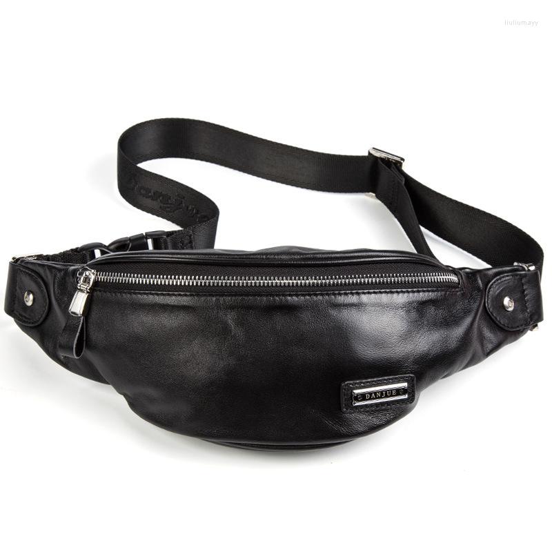 

Waist Bags 201 Genuine Leather Men Casual Outdoor Belt Bag Fanny Packs High Quality, 201-1