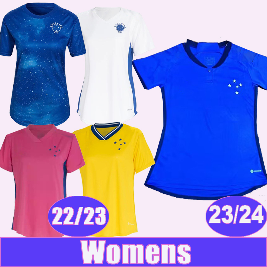 

22 23 24 Cruzeiro ROMULO Womens Soccer Jerseys GIOVANNI October Pink WAGUININHO SIDNEI ADRIANO MACHADO OLIVEIRA MAICON EDU Home Away 3rd Football Shirts, Nv11550 22 23 3rd brasileir. seri. a