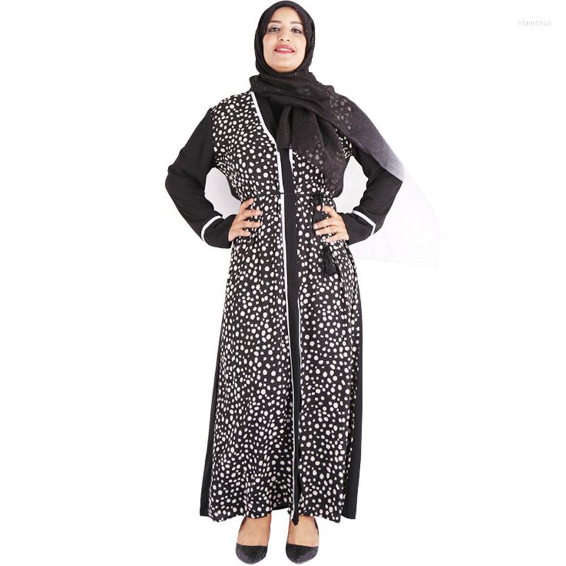 

Ethnic Clothing Kaftan Muslim Fashion Cardigan Women's Robe Abaya Arab Kimono Long Skirt Islamic Festival Dress