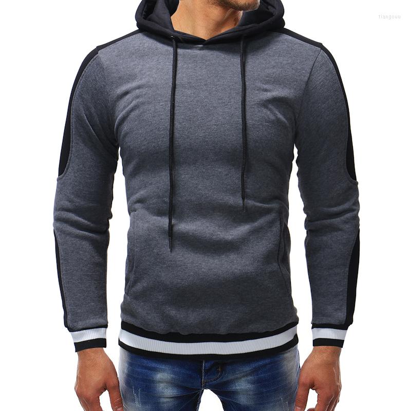 

Men's Hoodies 2023 Men Sports Casual Autumn Winter Warm Hooded Sweatshirts Male Drawstring Jogger Slim Gym Fashion Mens, White