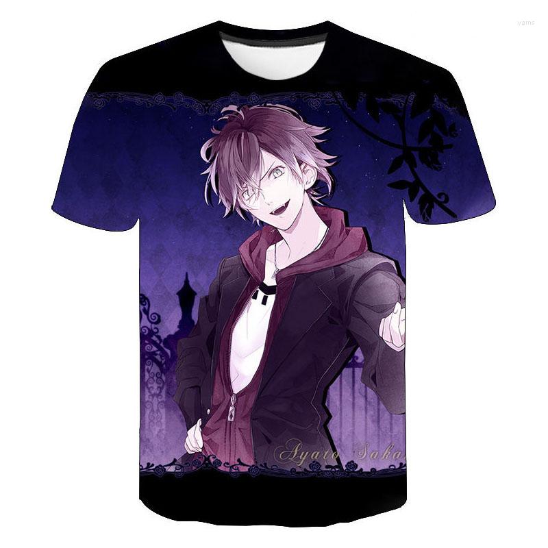 

Men's T Shirts Fashion Cool Shirt Man/women Anime Diabolik Lovers 3D Printed T-shirts Unisex Harajuku Style Tshirt Streetwear Oversized Tops, Txa2926