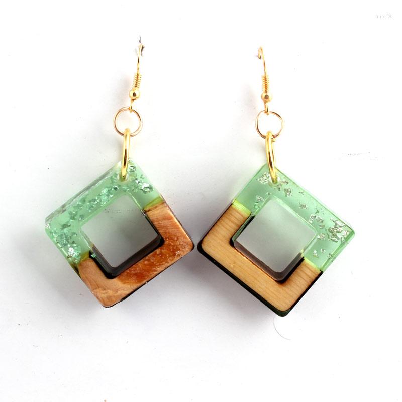 

Stud Earrings Style Resin Lady Fashion Earring For Women Wedding Jewelry Vintage Colorful S03