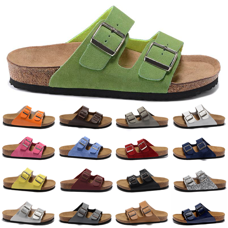 

Mayari Gizeh Arizona Florida Summer Cork Slipper blue green men women Beach Sandals Mixed Color Scuffs print unisex Casual Slides Shoes size 35-46, #1