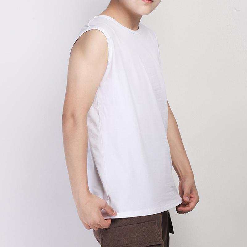

Women's Shapers Loose Vest Chest Binder Cotton Tank Tops For Tomboy Lesbian Top Slim Fit Straps Sports Bra, White