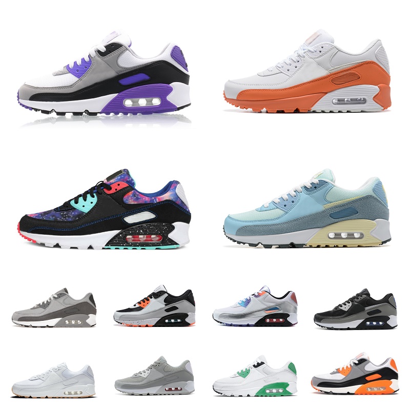 

Max 90 Casual shOes Air 90s Triple White Black Wolf Grey University Blue Leather Mesh Supernova Dust Grey Malt Camo Batman Valentines Day women mens trainers Sneakers, Shoe lace