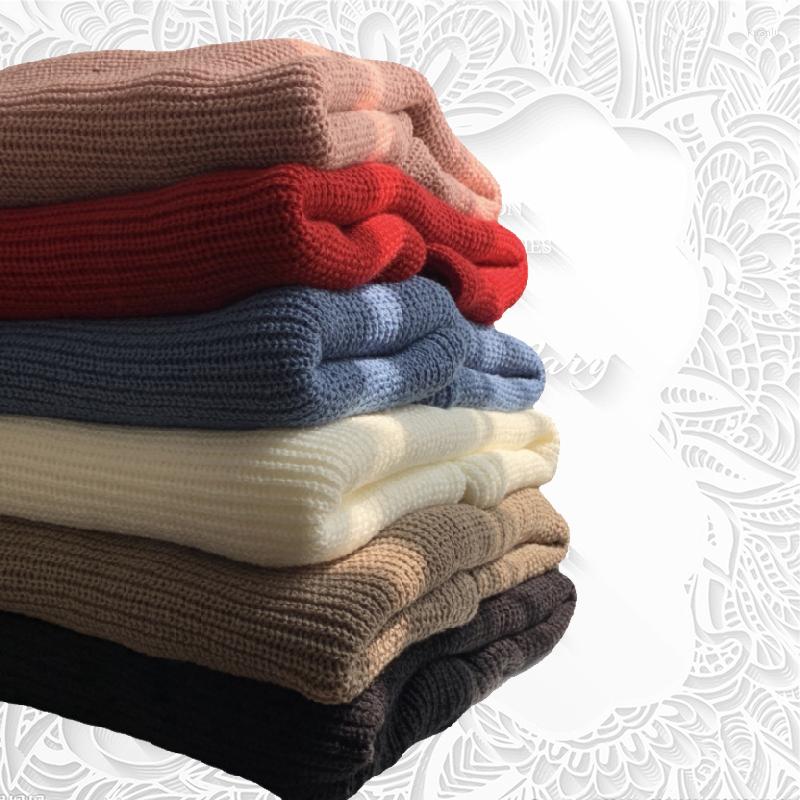 

Women's Sweaters Women Autumn Winter Oversized Soft Knitted Sweater Chic Loose Long Sleeve Pullover Female Casual Solid Twist Knitwear, Black