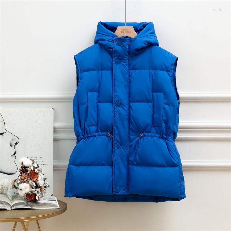 

Women's Vests Women Sleeveless Down Jacket Casual Style Autumn Winter Vest And Female Outwear, Beige