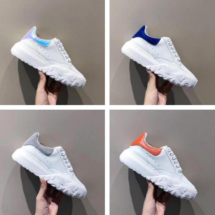 

NEW McQueens Designer Shoes 2021-2022 Designer Shoes Women Oversized Court Trainers Calfskin Lace-up Platform Tlatform Runner sneakers Dr wt, Color 1