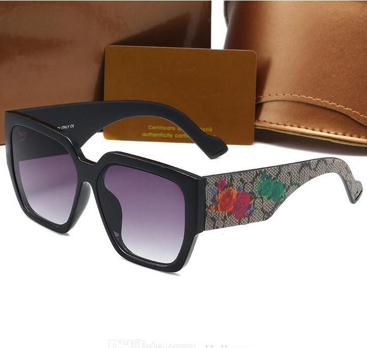 

Designer Sunglasses Men Women Eyeglasses Outdoor Shades Flowers PC Frame Fashion Classic Lady Sun glasses Mirrors for Womens G1025