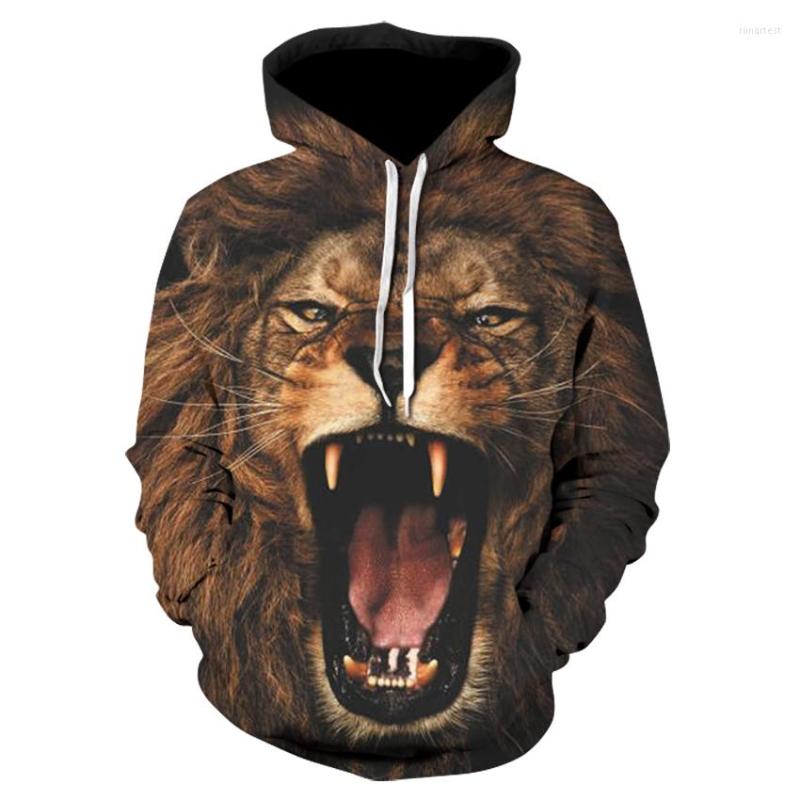 

Men' Hoodies High Quality Fashion 3D Printed Animal And Women' Hooded Casual All-match Winter -5LX, We-353