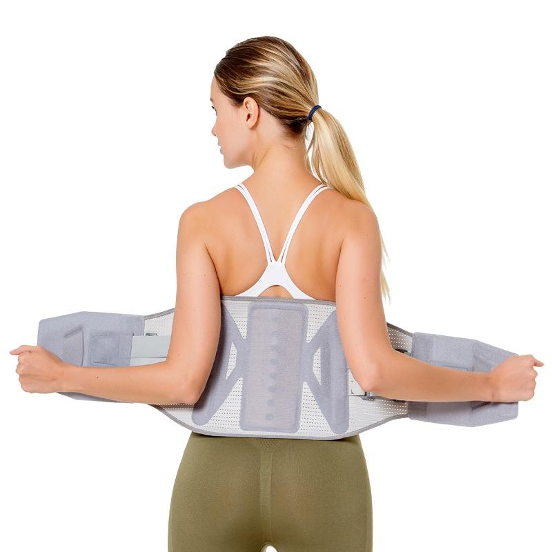 

Waist Support Pressurized Breathable Belt High Elastic Orthopedic Lumbar Back Pain Relive, 3 pcs steel plates
