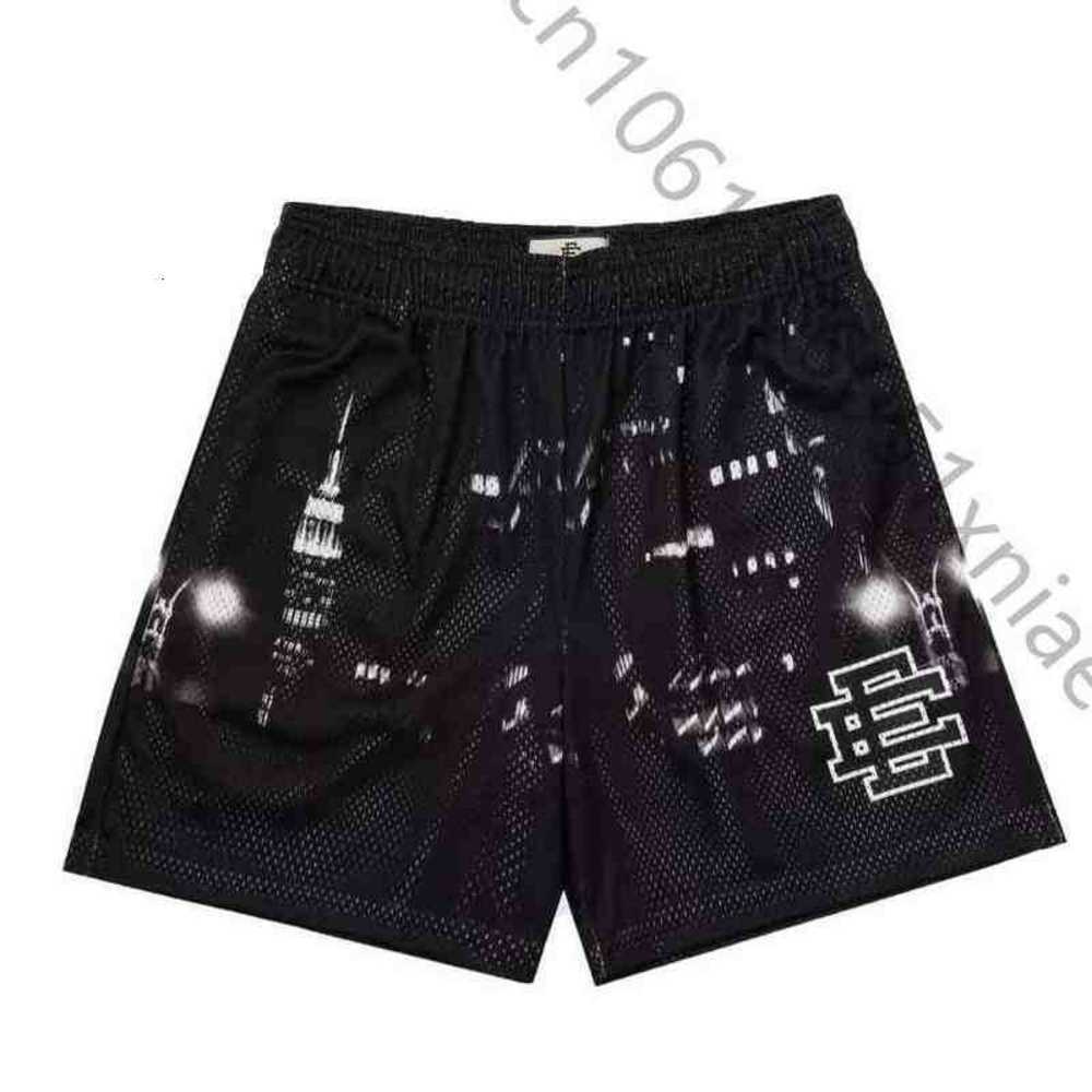 

Men's Shorts Eric Emanuel Nyc Skyline Black Ee Basketball Workout Gym Running Mesh Men Woman Fashion Streetwear Beach Pantstb0g