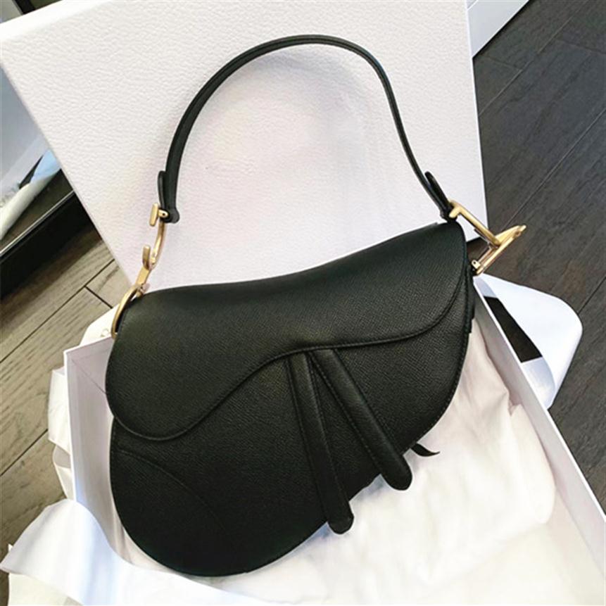 

Embroidery pochette Luxury crossBody bag mens women's Designer saddles wallets tote classic Genuine Leather Shoulder handbags meta234x, Box