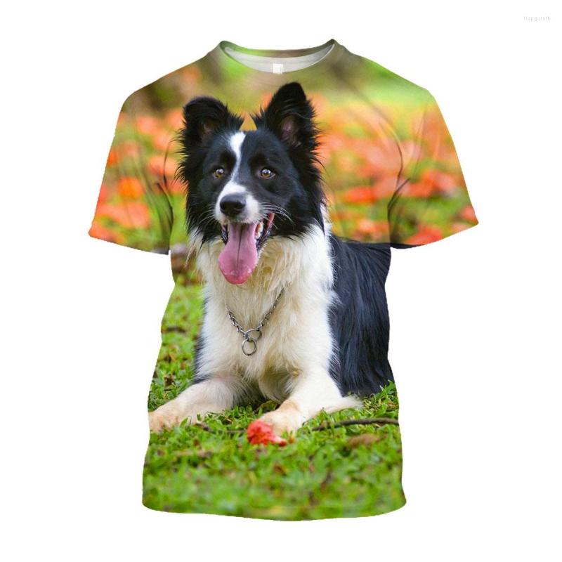 

Men' T Shirts Jumeast 3D Australian Shepherd Men T-shirts Casual Oversized Unisex Baggy Animal Dog Graphic Shirt YK2 Kawaii Clothes, 04