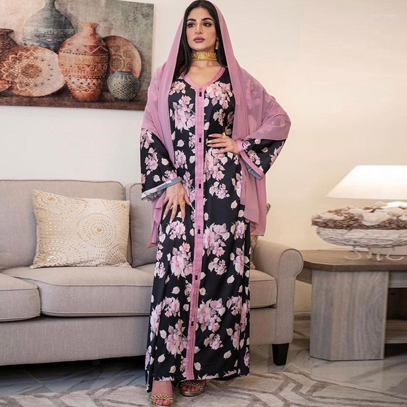 

Ethnic Clothing Fashionable Muslim Women's Dresses Dubai Arab Middle East Ramadan German Russian Islamic National Style Hijab