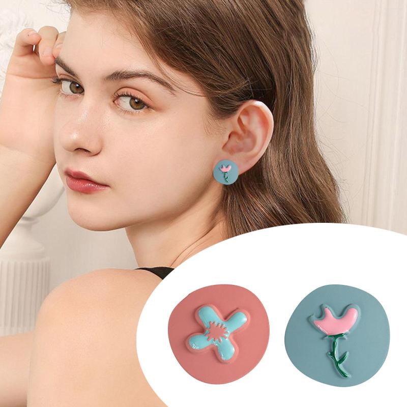 

Hoop Earrings A Pair Of Cute Fun Fresh Simple Airy Personalized Gift