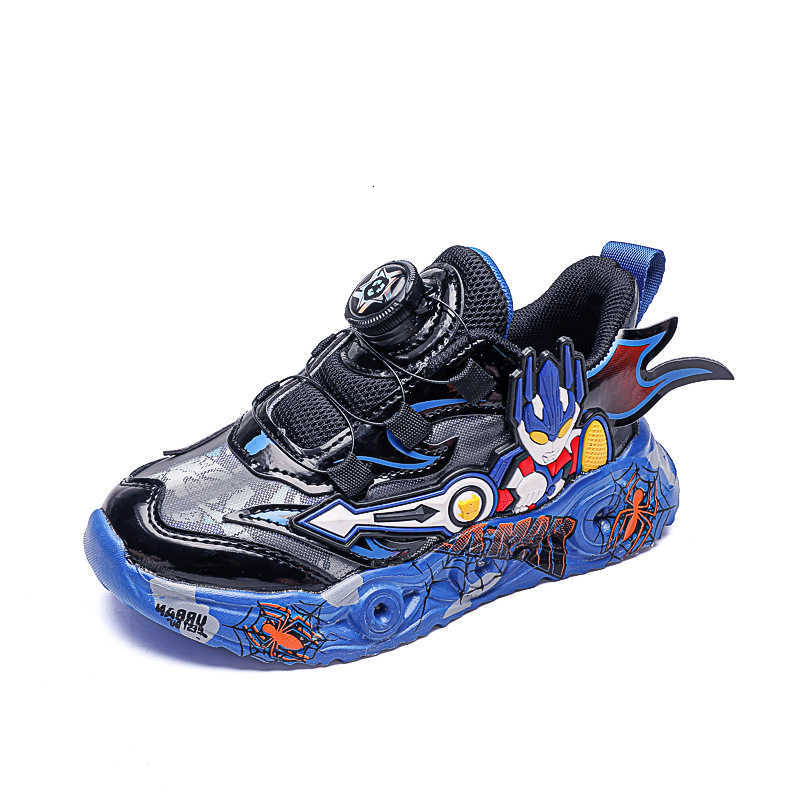 

Chil1en's Sports Shoes 2023 Spring and Autumn New Girls' Knob Running Shoes Middle School Chil1en's Student Boy's Father's Shoes, Blue4