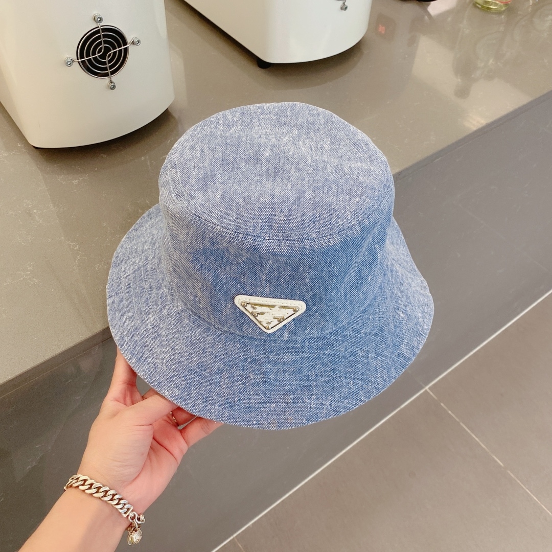 

Denim canvas cap Summer beach sun protection large brim empty top hat beach sun protection women's black white designer in hand yellow orange blue brown