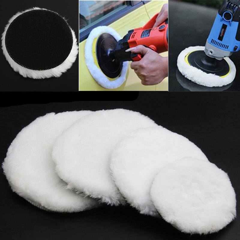 

Vehicle Protectants 3/4 /5/6/7 Inch Car Polish Pad Disc Imitated Wool Soft Polishing Auto Body Waxing Buffer Polisher Universal ToolsCare