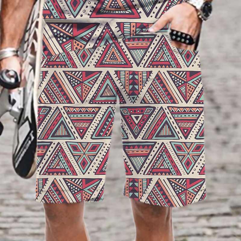 

Men's Shorts Casual Snowflake Pattern Funny Cool 3D Printed Elastic Waist Comfortable Oversized Beach Mens Clothing Quick DryMen's, Adk582