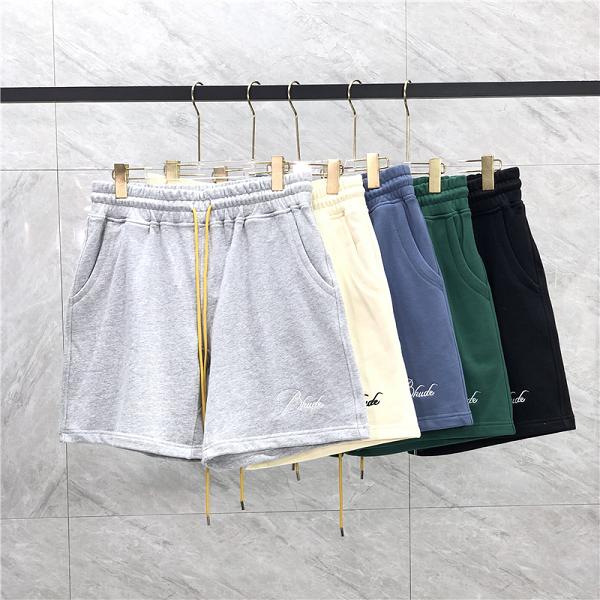 

23SS Embroidery Shorts Men Women Cotton Shorts Fashion Summer Casual Pants, Black