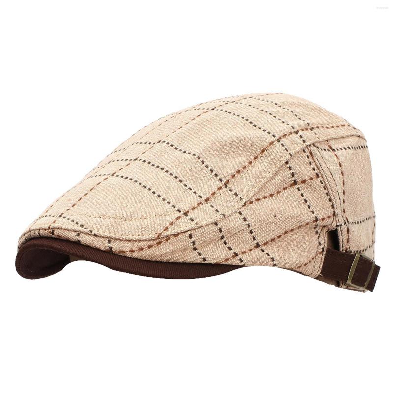 

Berets Women Men British Style Hat Simple Peaked Cap Washed Breathable Forward Cold Outdoor Gear Trapper, Black