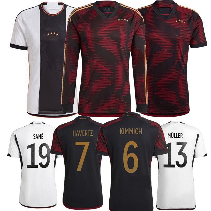 

2022 2023 Player Fans version Soccer Jerseys GORETZKA KIMMICH FULLKRUG MULLER GANBRY HAVERTZ MUSIALA SANE national germanyS football men women kids shirt 4XL 666, Player version tight away