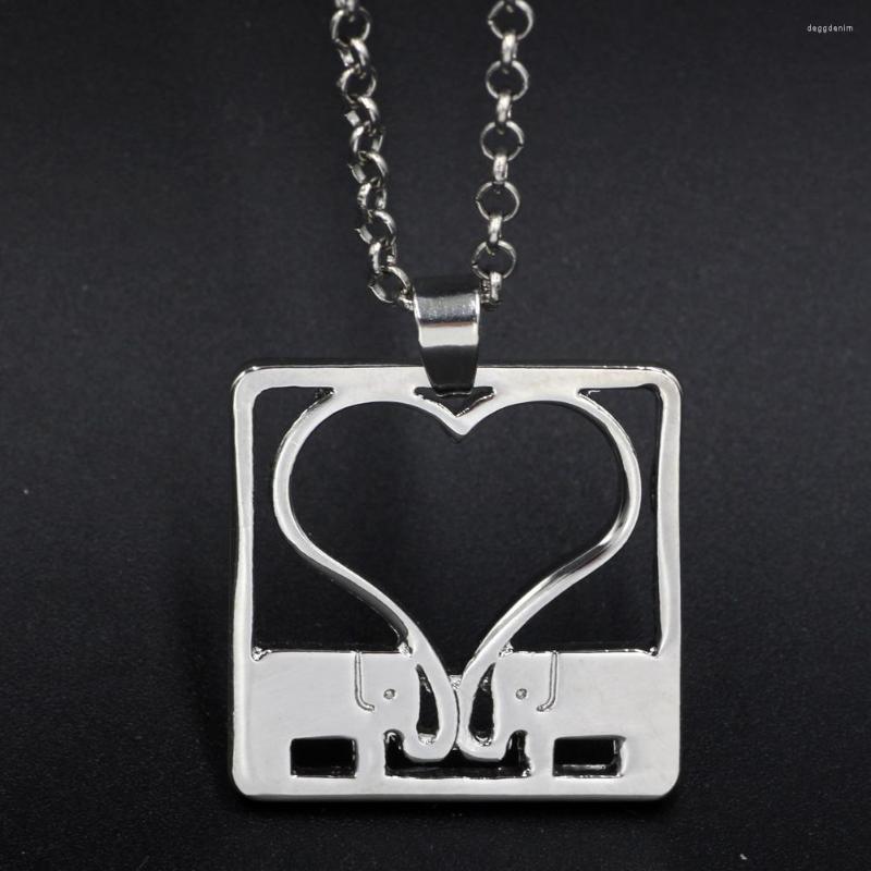 

Pendant Necklaces Youe Shone Women Tiny Cute Elephant Necklace Gift For