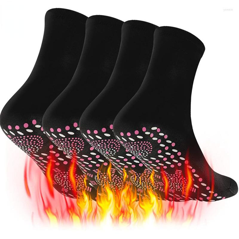 

Women Socks Heated Self Heating For Men Massage Anti-Freezing Fishing Camping Hiking Skiing And Foot Warmer, Black