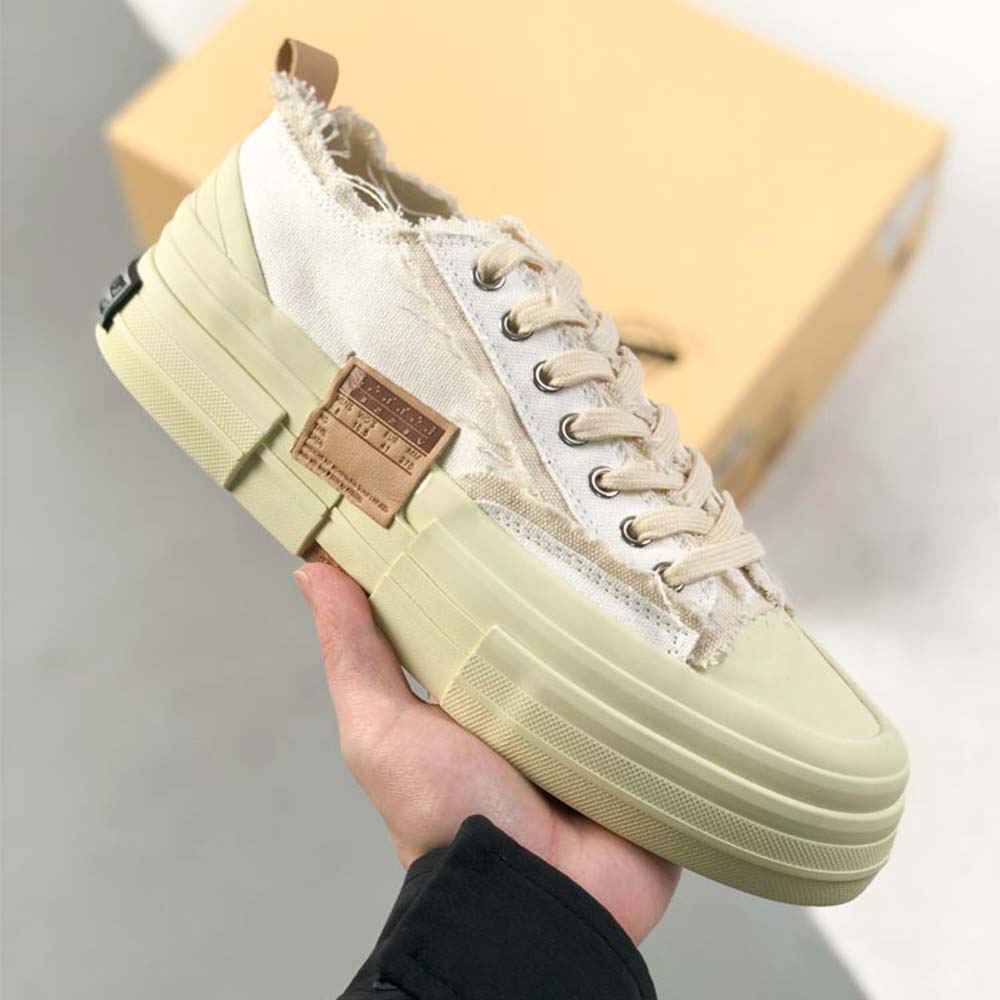 

Brand designer of sports running shoes 2023 Couples Fashion Sneakers Leisure sports culture Versatile overlap thick soled cork raised canvas basketball shoes, Blue