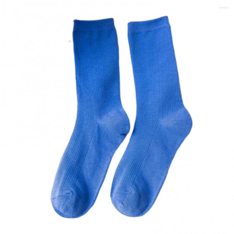 

Women Socks 2023 Fashion Cotton Hip Hop Middle Tube Harajuku Solid Candy Color Breathable Warm, B06
