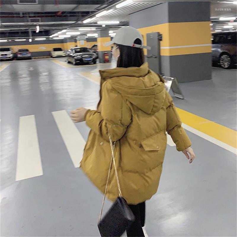 

Women' Trench Coats Fashion Large Size Down Padded Jackets Women' Clothing Winter 2023 Hooded Loose Parkas Outerwear Fp288, Black